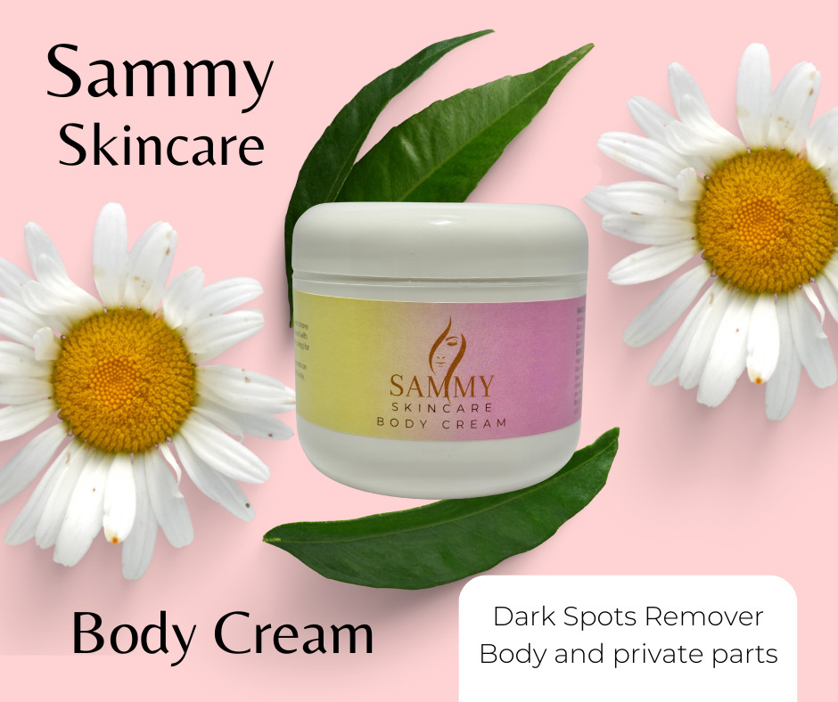Sammy Skincare Body Cream & Dark Spots Remover, 5oz Per Unit. Sammy Skincare Body Cream & Dark Spots Remover, 5oz Per Unit.