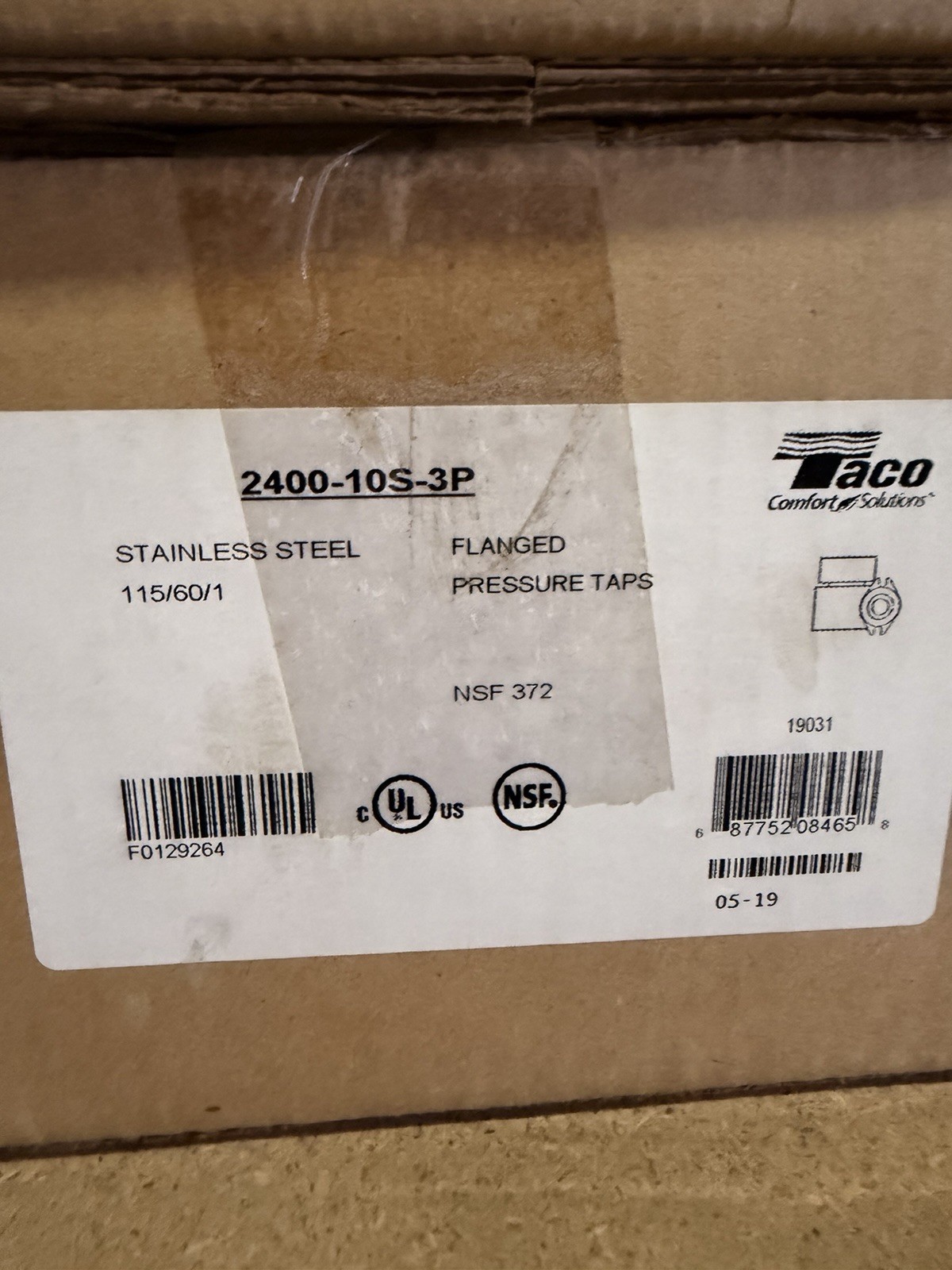 Taco 2400-10S-3P Taco 2400-10S-3P