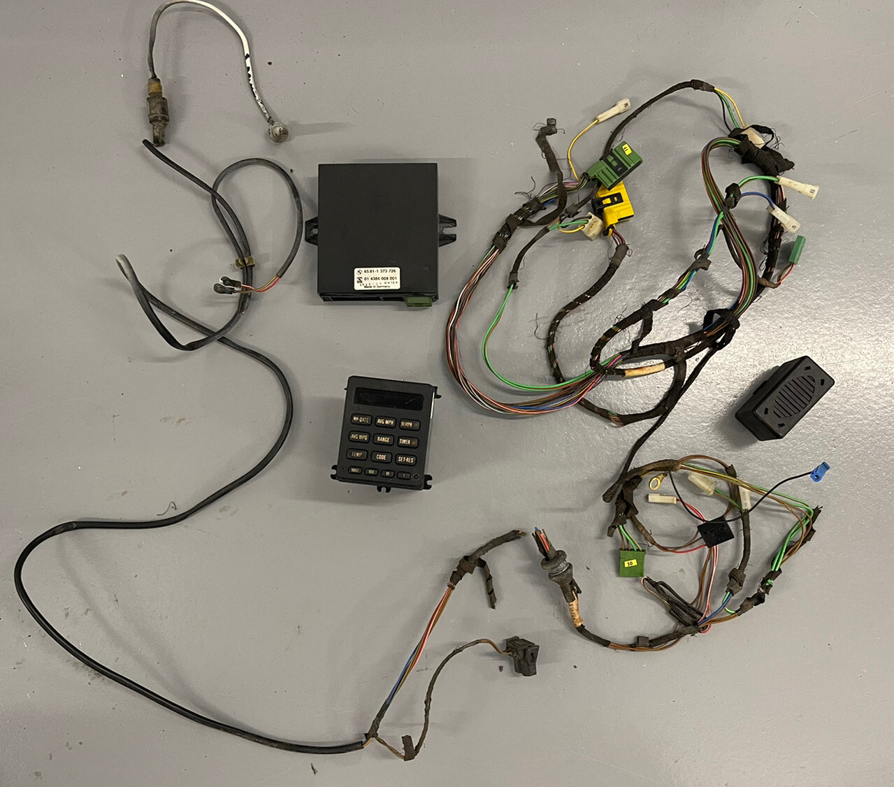 BMW E30 OBC 2 - 13 Button - Board Computer, Complete Fully Tested Retrofit Kit