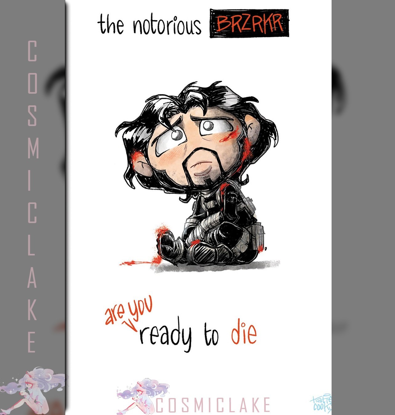 BRZRKR: LIGHT DRAWS BREATH #1 COOK FOIL BIGGIE CON VARIANT LE 250 PREORDER 6/27☪