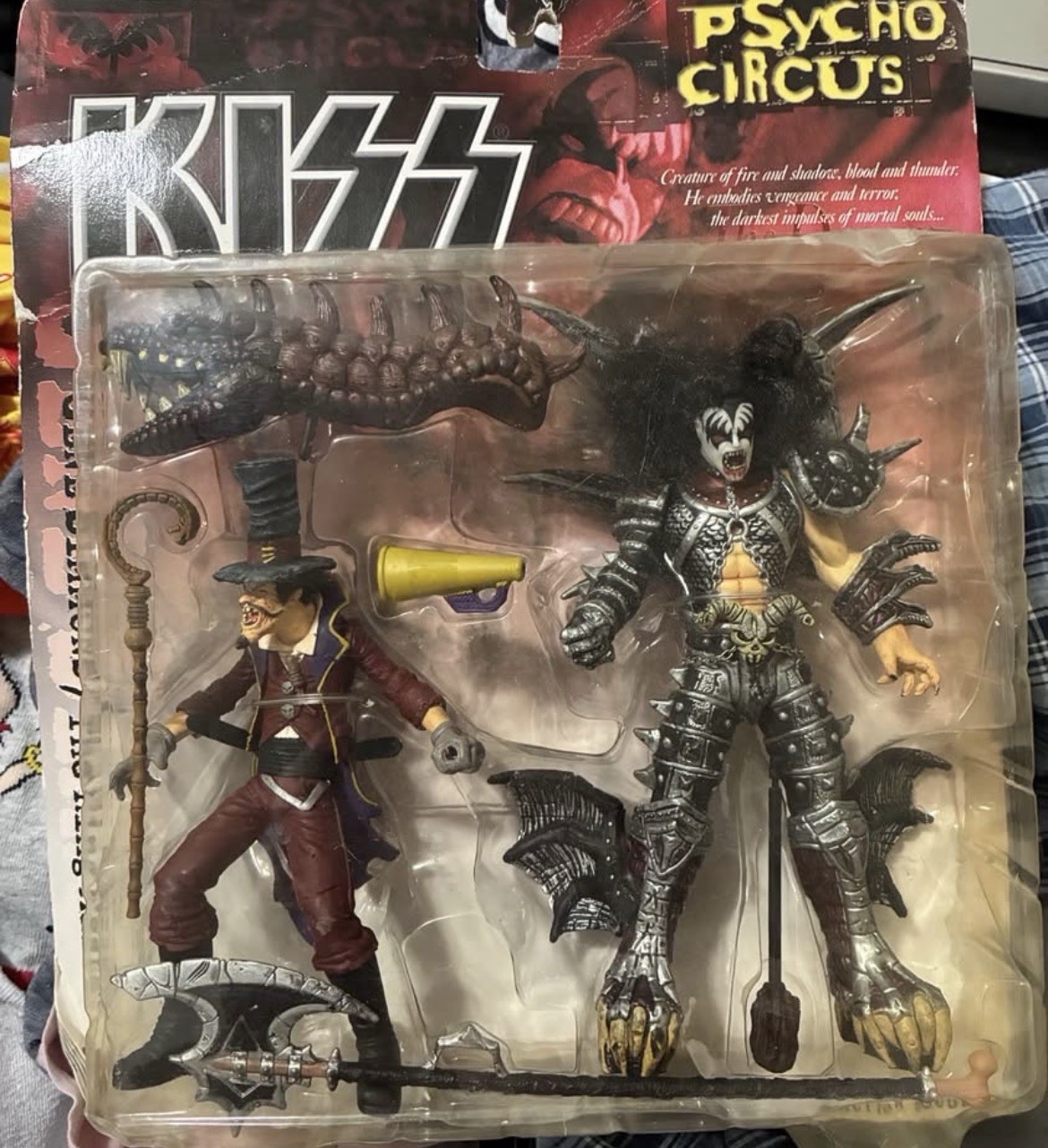 KISS Psycho Circus Gene Simmons The Ring Master Figure Set -sealed in box KISS Psycho Circus Gene Simmons The Ring Master Figure Set -sealed in box