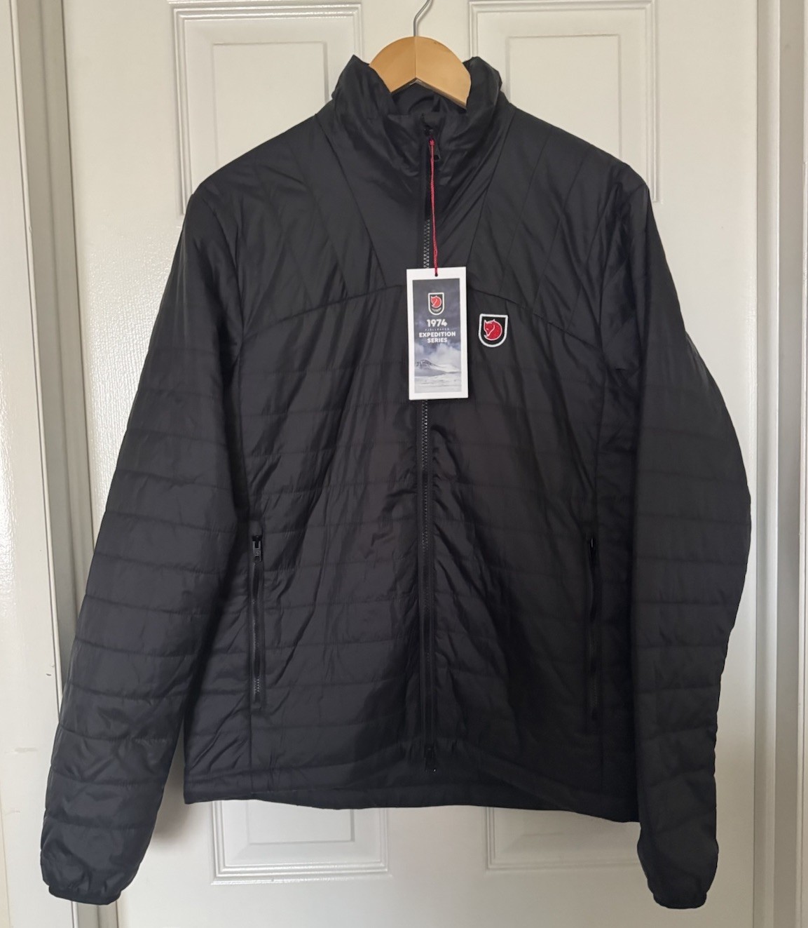 Fjallraven Expedition X-Latt Jacket Mens Small Black Insulated 86333 NEW