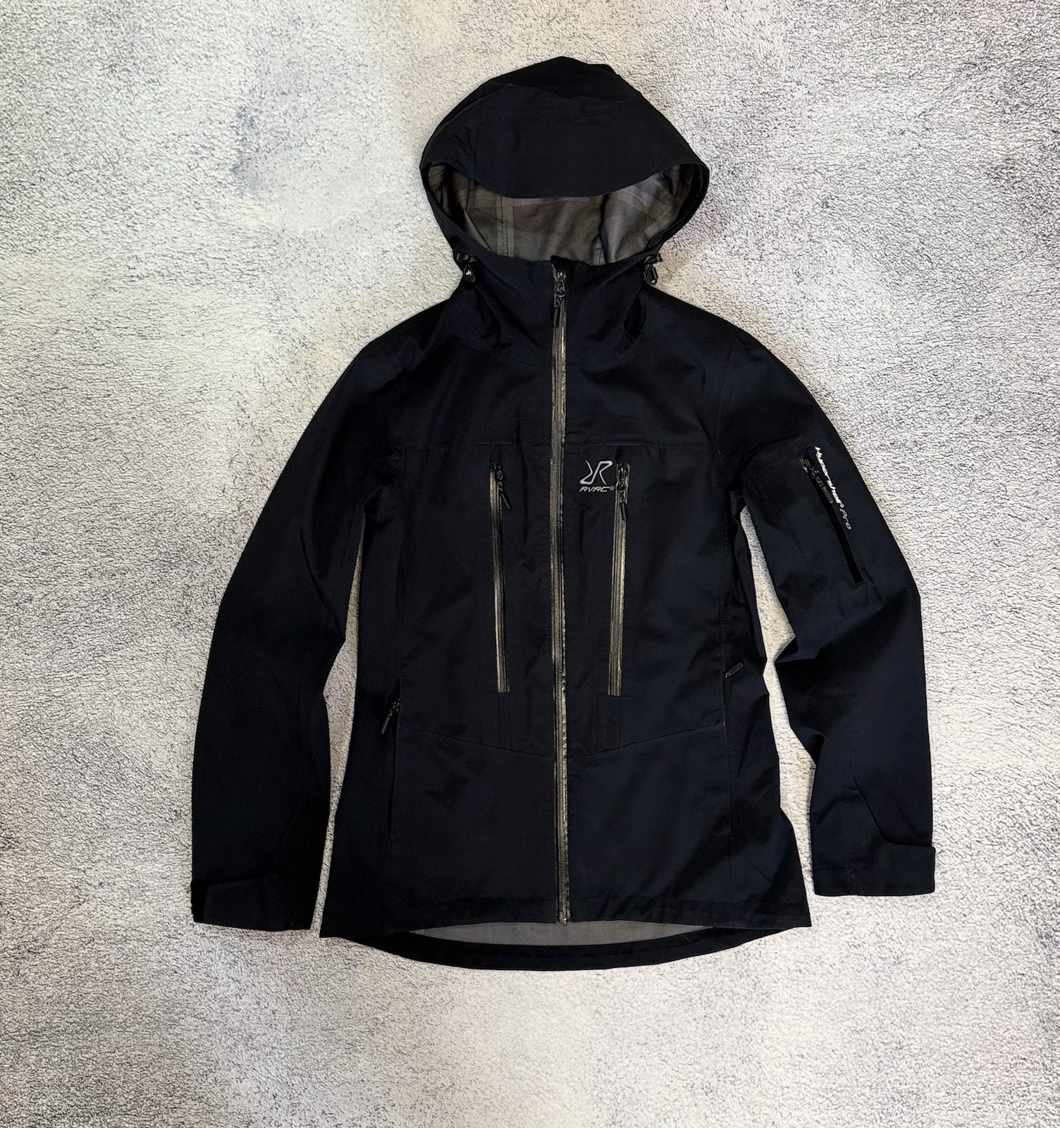 RevolutionRace RVRC Whisper Jacket XS Black Waterproof Hypershell Pro Outdoor