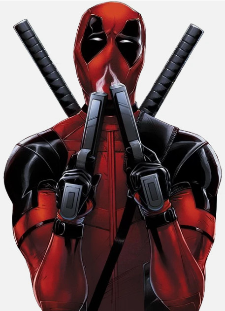Deadpool Logo Comics Sticker Decal XV