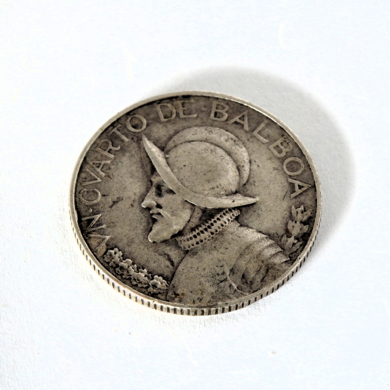 1933 Republic of Panama 1/4 Balboa Silver Coin – VF/XF Circulated Key Date 1933 Republic of Panama 1/4 Balboa Silver Coin – VF/XF Circulated Key Date