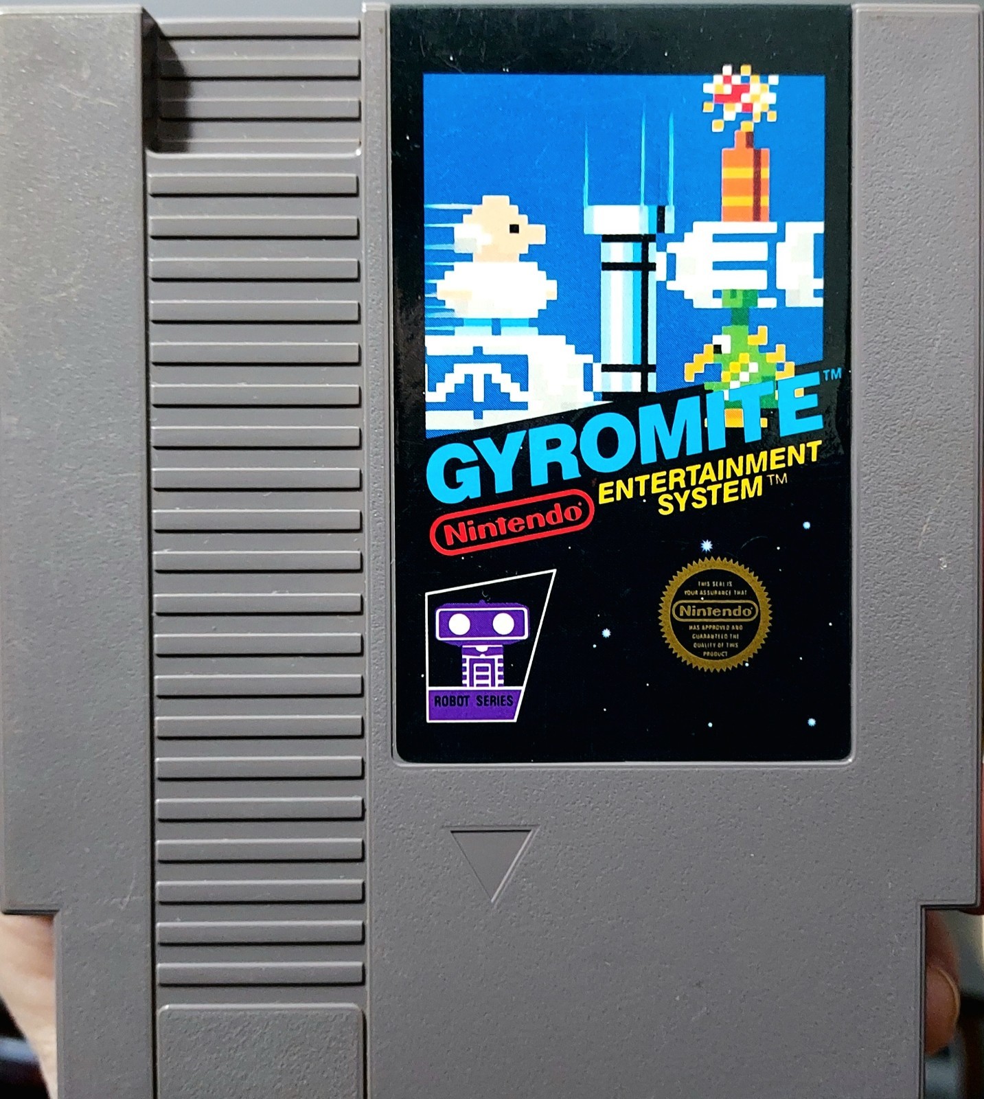 Rare Orig. Vintage 1985 NES Nintendo Gyromite ROB The Robot Series Game 5 Screw