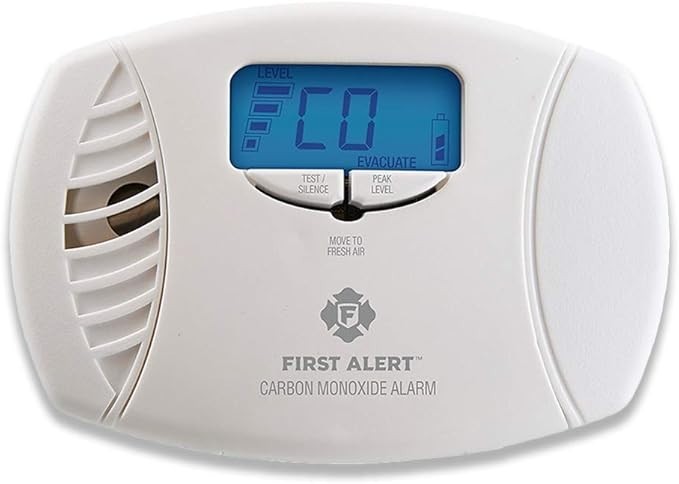 First Alert CO615 Dual-Power Carbon Monoxide Plug-In Alarm with Battery First Alert CO615 Dual-Power Carbon Monoxide Plug-In Alarm with Battery