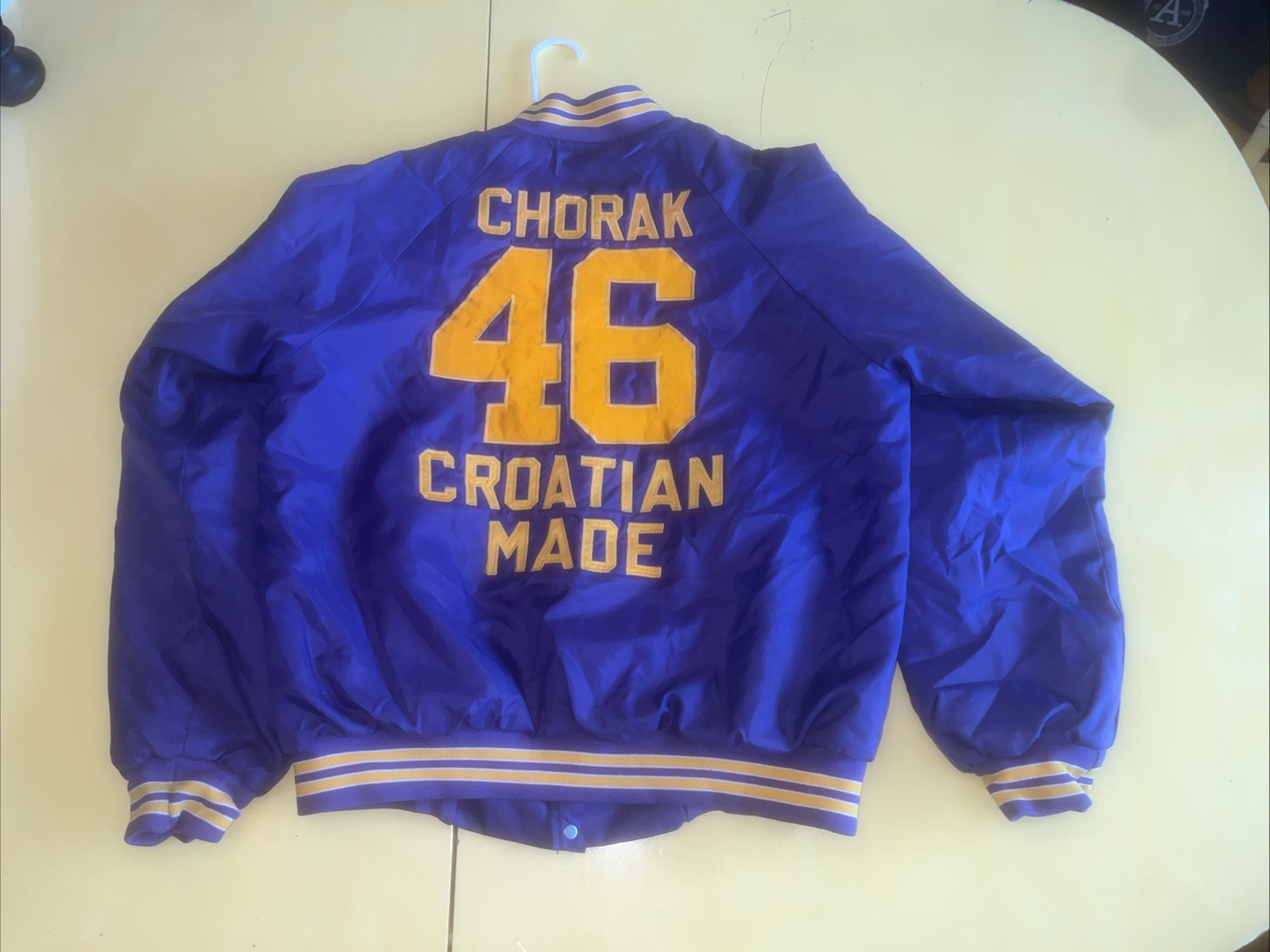 Vintage UW 80’s Washington Huskies Satin Bomber Starter Jacket Jason Chorak 1/1 Vintage UW 80’s Washington Huskies Satin Bomber Starter Jacket Jason Chorak 1/1