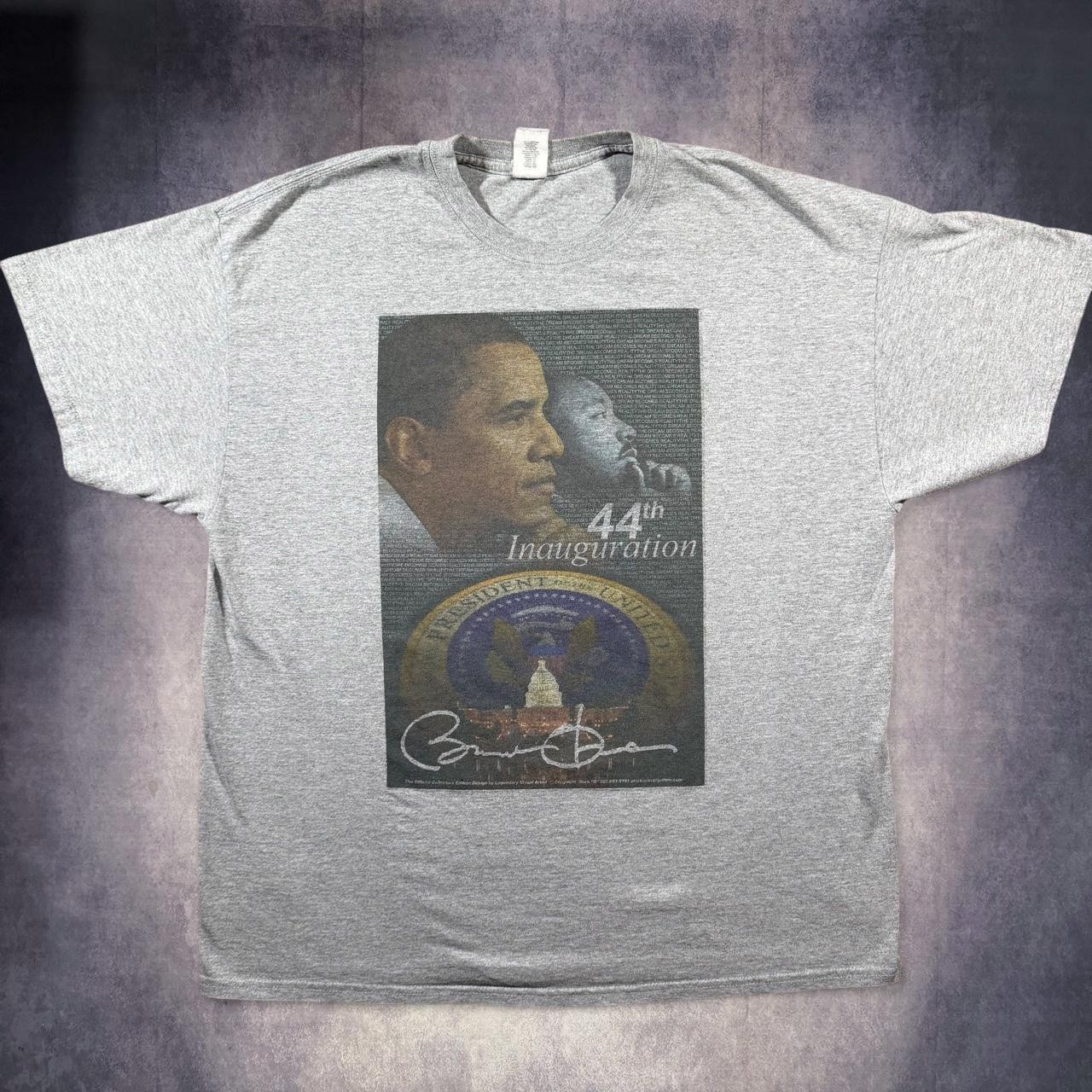 Vintage 2008 Barack Obama x Martin Luther King 44th inauguration cotton t-shirt Vintage 2008 Barack Obama x Martin Luther King 44th inauguration cotton t-shirt
