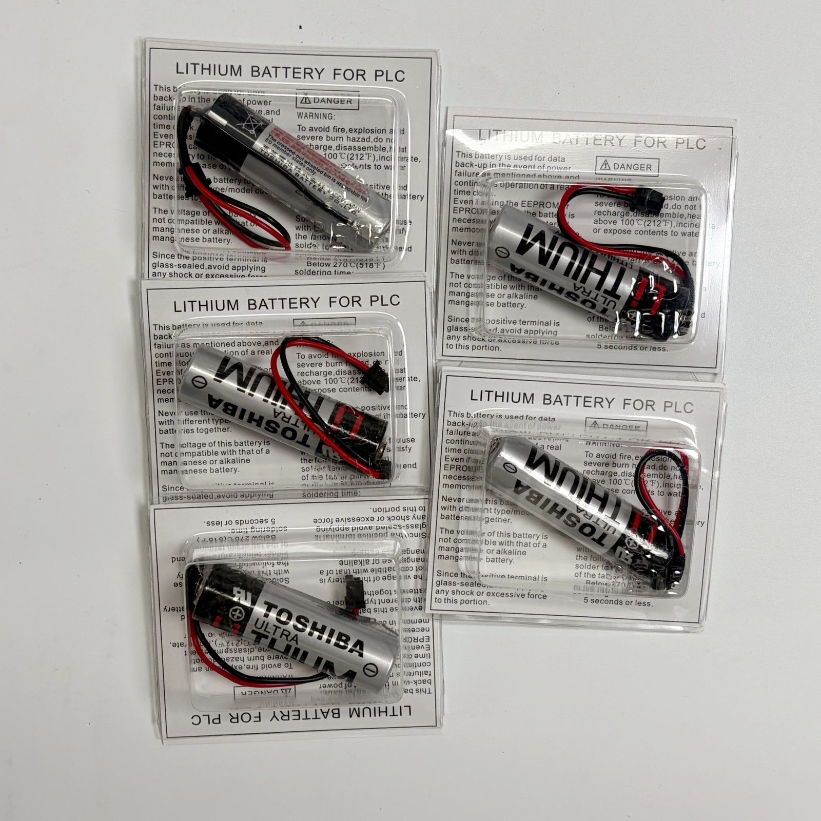 5Pcs 3.6V Toshiba ER6V/3.6V ER6VC119A ER6VC119B PLC Battery For Mitsubishi M70 5Pcs 3.6V Toshiba ER6V/3.6V ER6VC119A ER6VC119B PLC Battery For Mitsubishi M70