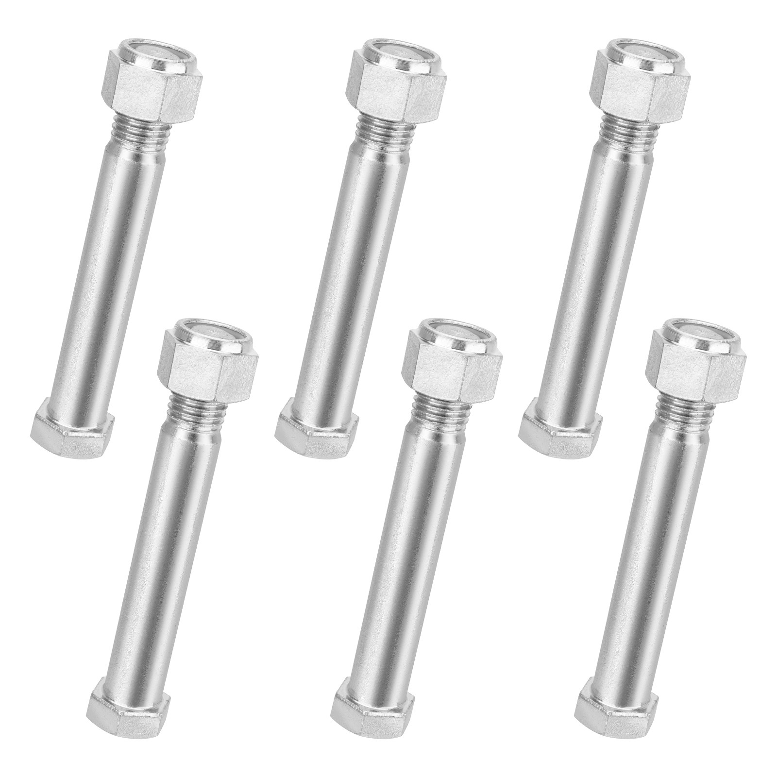 6 Pcs 25mm Diameter Pins For Mini Excavator Connecting Linkage Pin Attachments