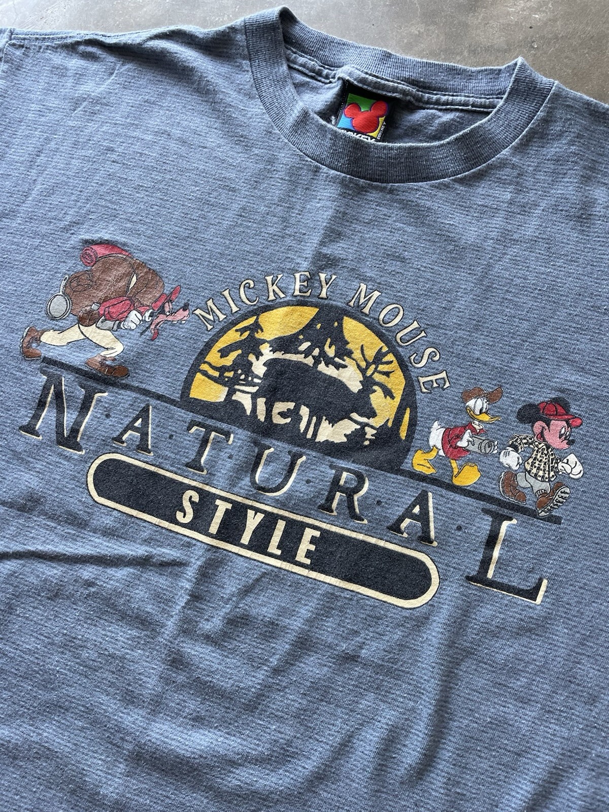 Vtg 90s Mickey Unlimited Natural Style Men’s Cotton Tshirt Disney Vtg 90s Mickey Unlimited Natural Style Men’s Cotton Tshirt Disney