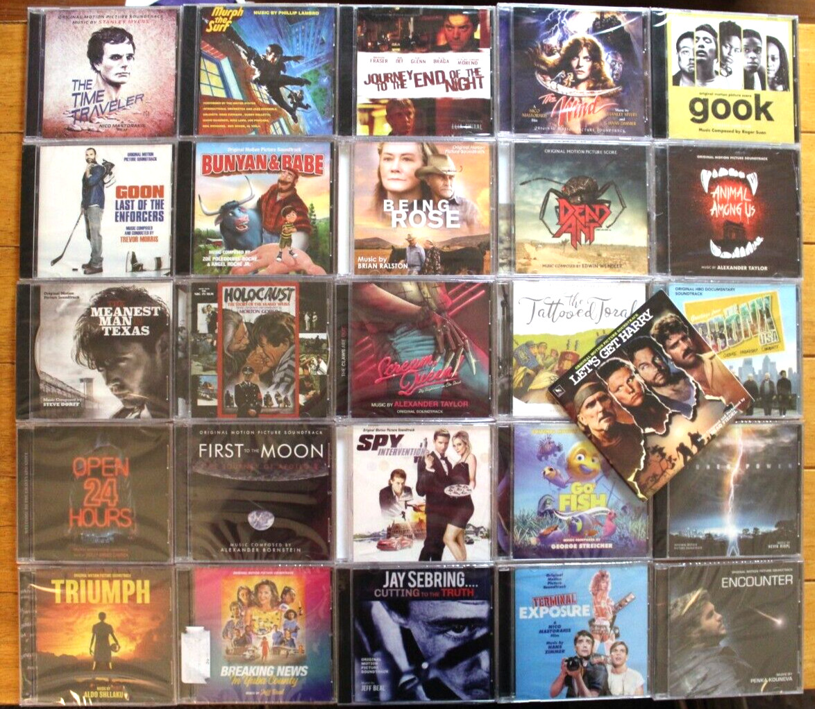 MASSIVE MOVIE SOUNDTRACK CD LOT OF 26 [NEW SEALED] ULTRA RARE INSTANT COLLECTION
