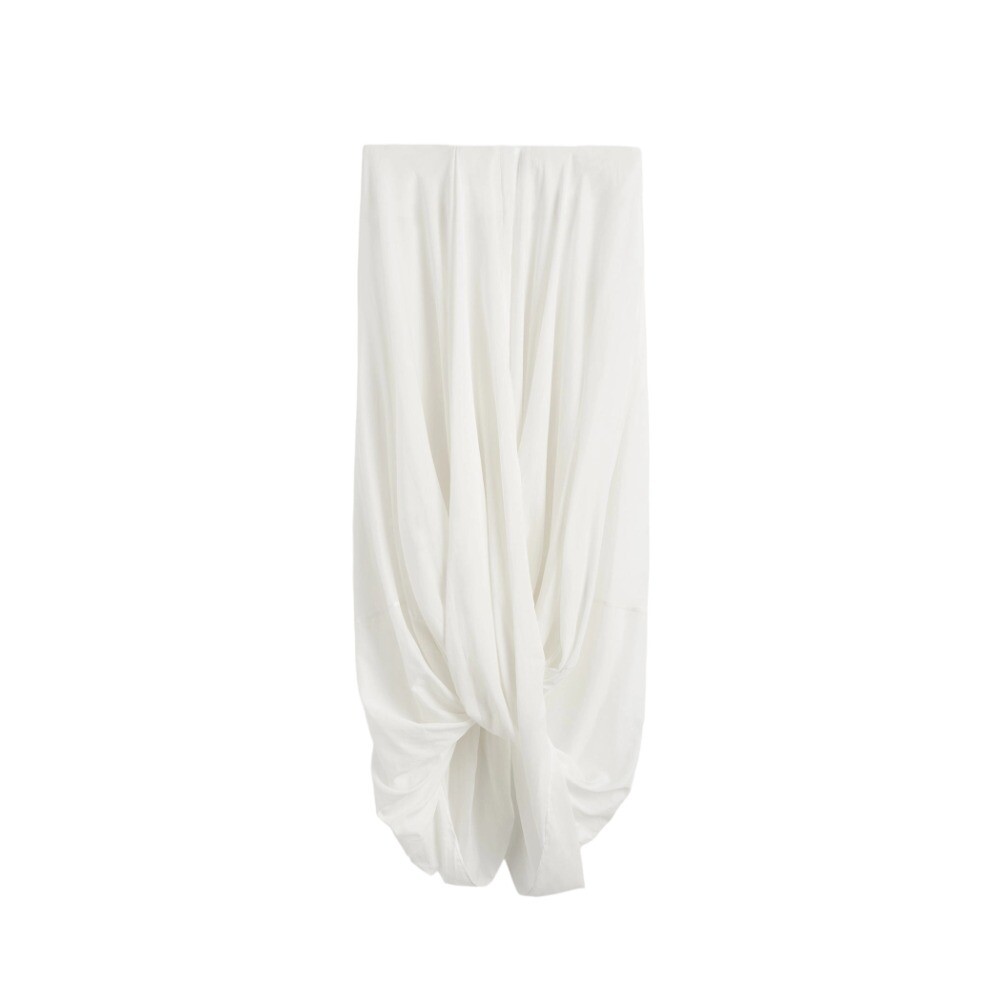 Toteme Womens Cocoon Spring/summer New Twist Long Loose Skirt 2025