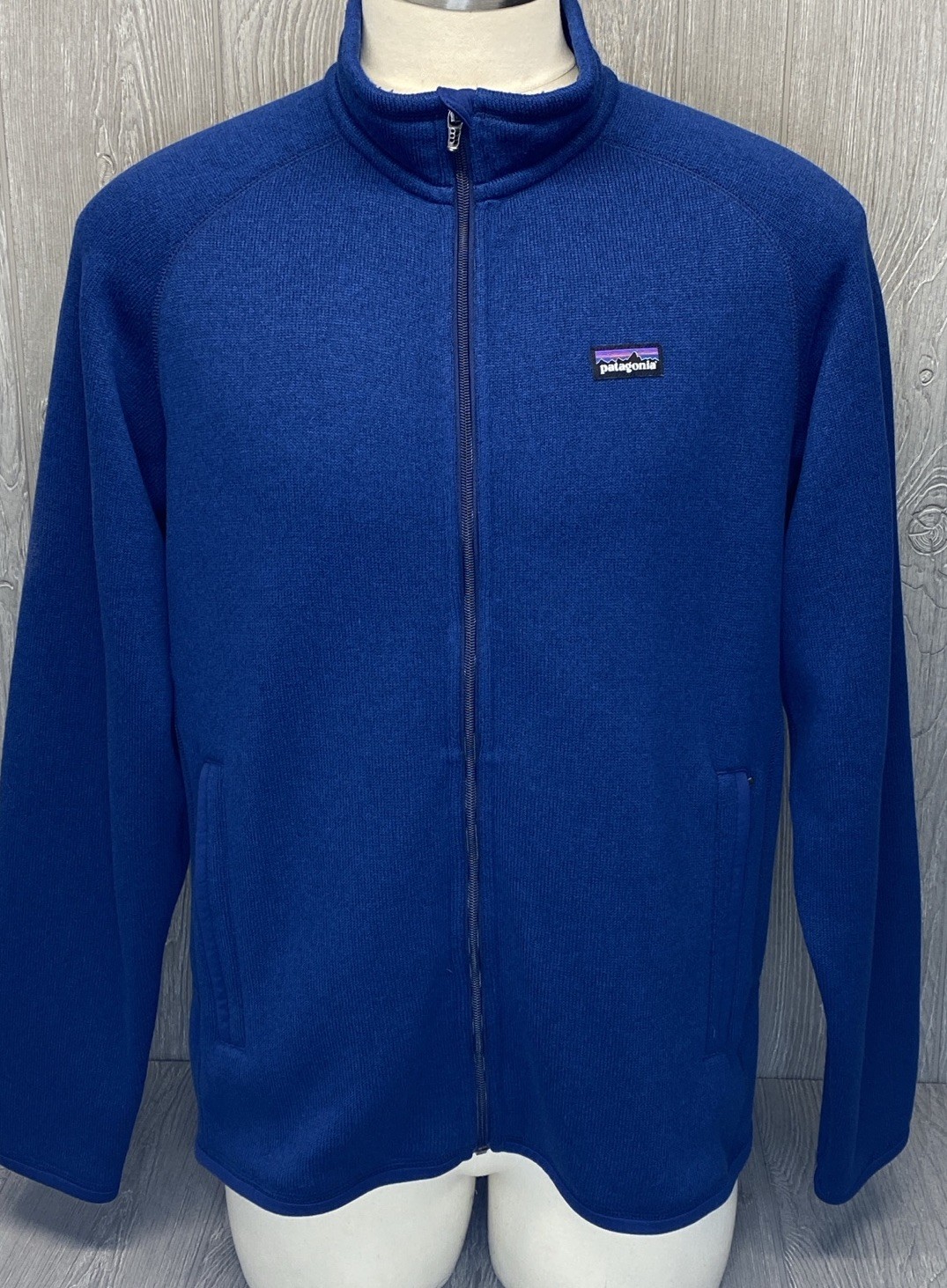 Patagonia Men’s Better Sweater Full Zip Jacket Blue Fleece 25526 FA13 Size Large Patagonia Men’s Better Sweater Full Zip Jacket Blue Fleece 25526 FA13 Size Large