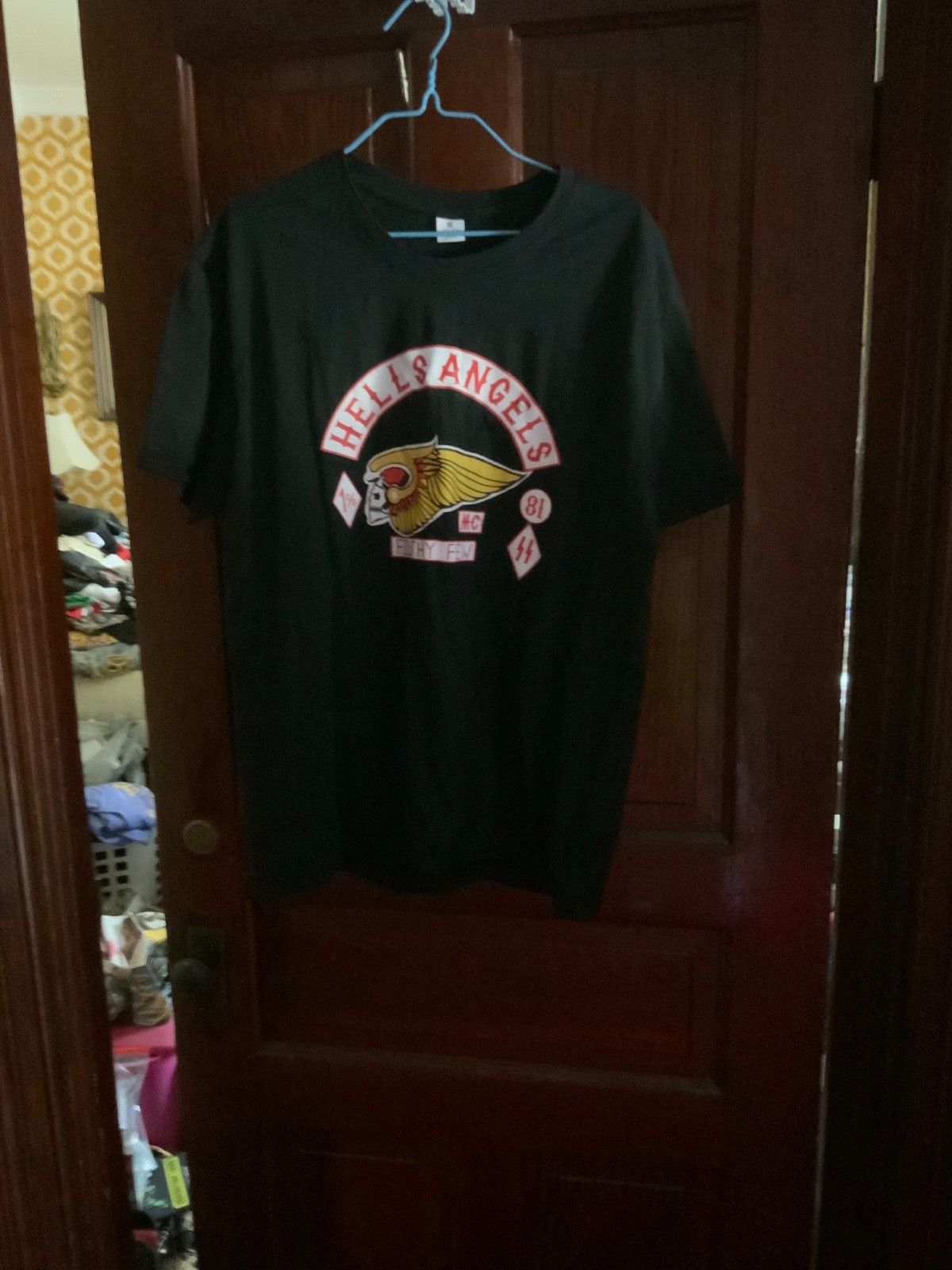 hells angels cool retro biker t black xl hells angels cool retro biker t black xl