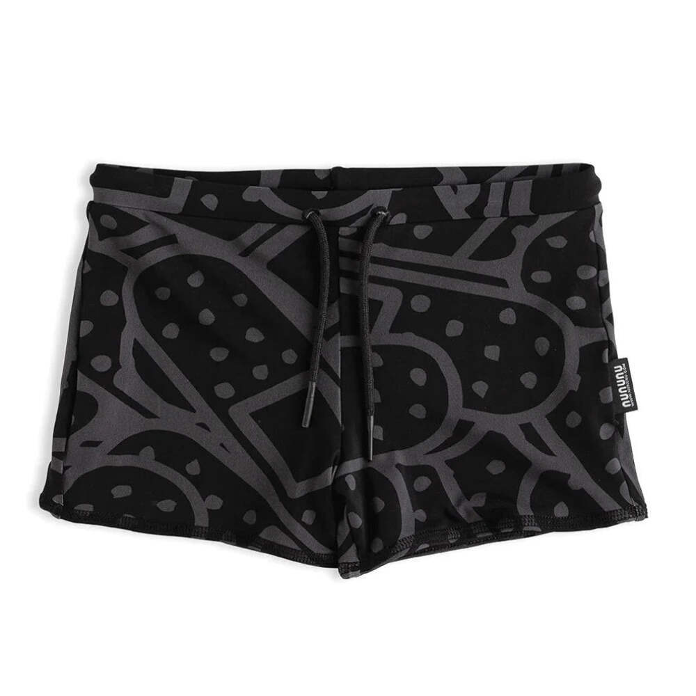 Nununu Kids Boy\'s BANDAID Swim Shorts - BLACK