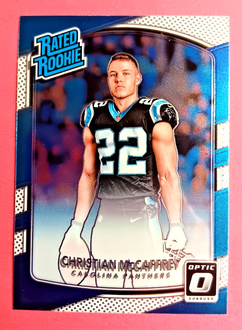 2017 Panini Donruss Optic #168 Christian McCaffrey Rookie Panthers