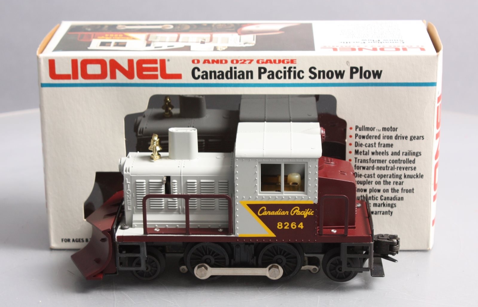 Lionel 6-8264 O Gauge Canadian Pacific Diesel Snowplow Locomotive EX/Box