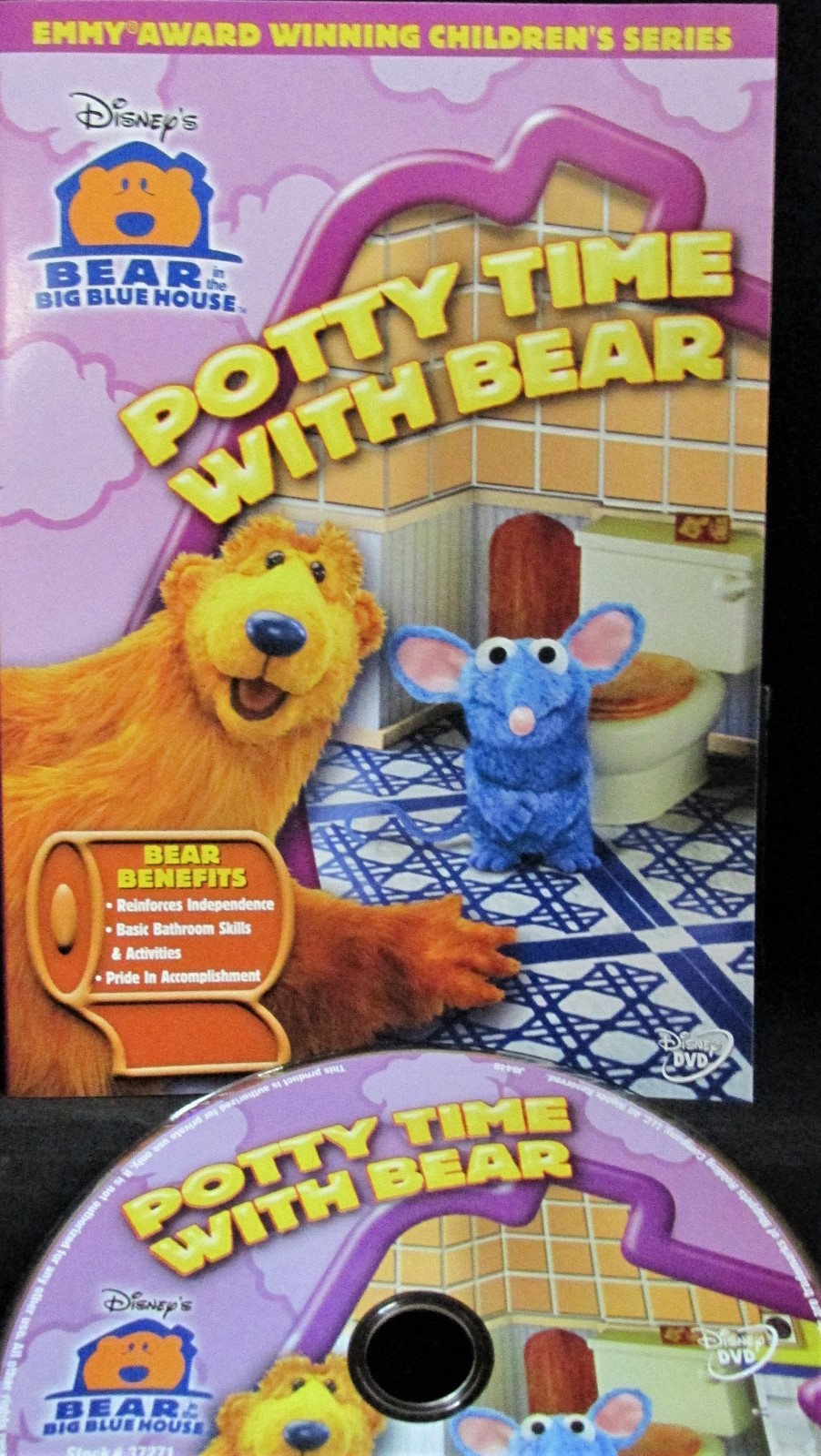  Disney Bear in the Big Blue House  Potty Time With Bear New DVD Bathroom ,teach