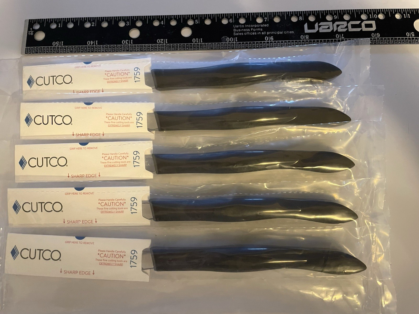 CUTCO 1759 Serrated Table Knife Price is for EACH Choose Qty Brand New Sealed CUTCO 1759 Serrated Table Knife Price is for EACH Choose Qty Brand New Sealed