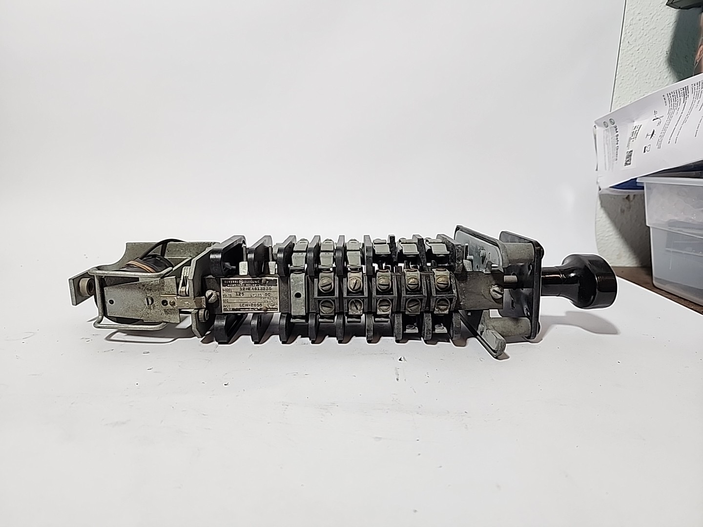 General Electric 12HEA61B235 Auxiliary Lockout Relay 125VDC HEA Series General Electric 12HEA61B235 Auxiliary Lockout Relay 125VDC HEA Series