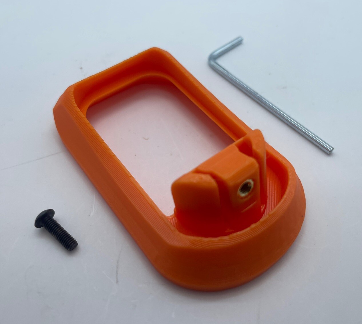 Polymer Flared/Enlarged Magwell Fits Glock 17/22/24/31/34/35 (GEN 1 2 3) ORANGE