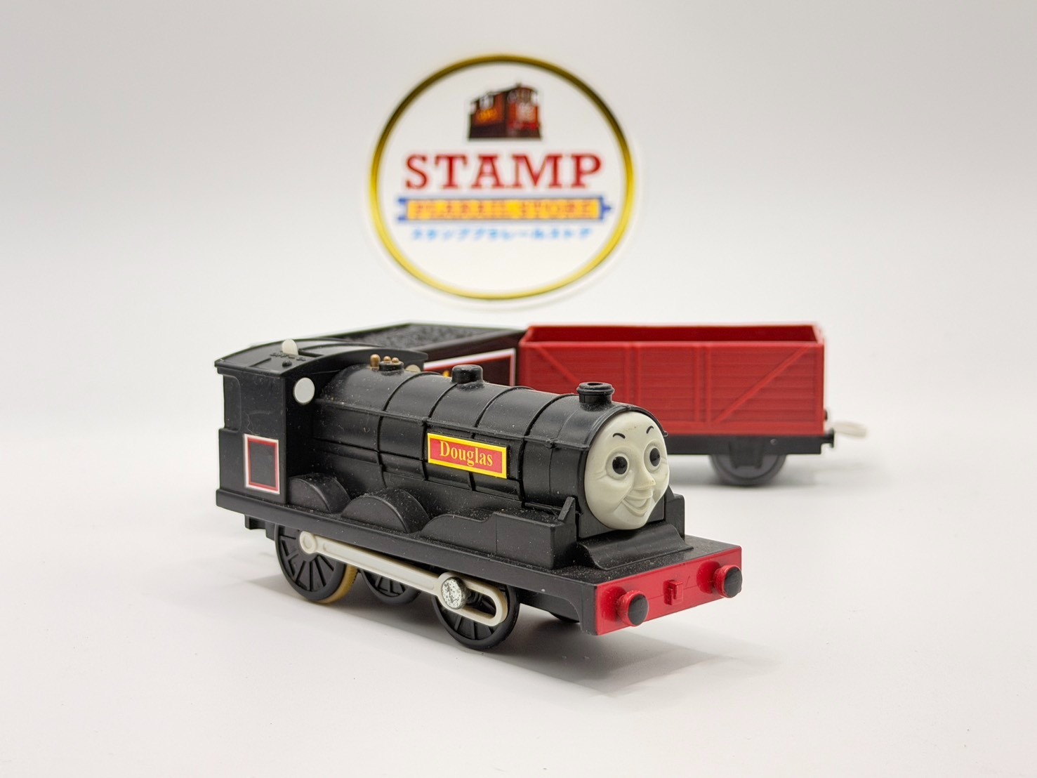 RARE Tomy Trackmaster Plarail Douglas the Scottish Engine RARE Tomy Trackmaster Plarail Douglas the Scottish Engine