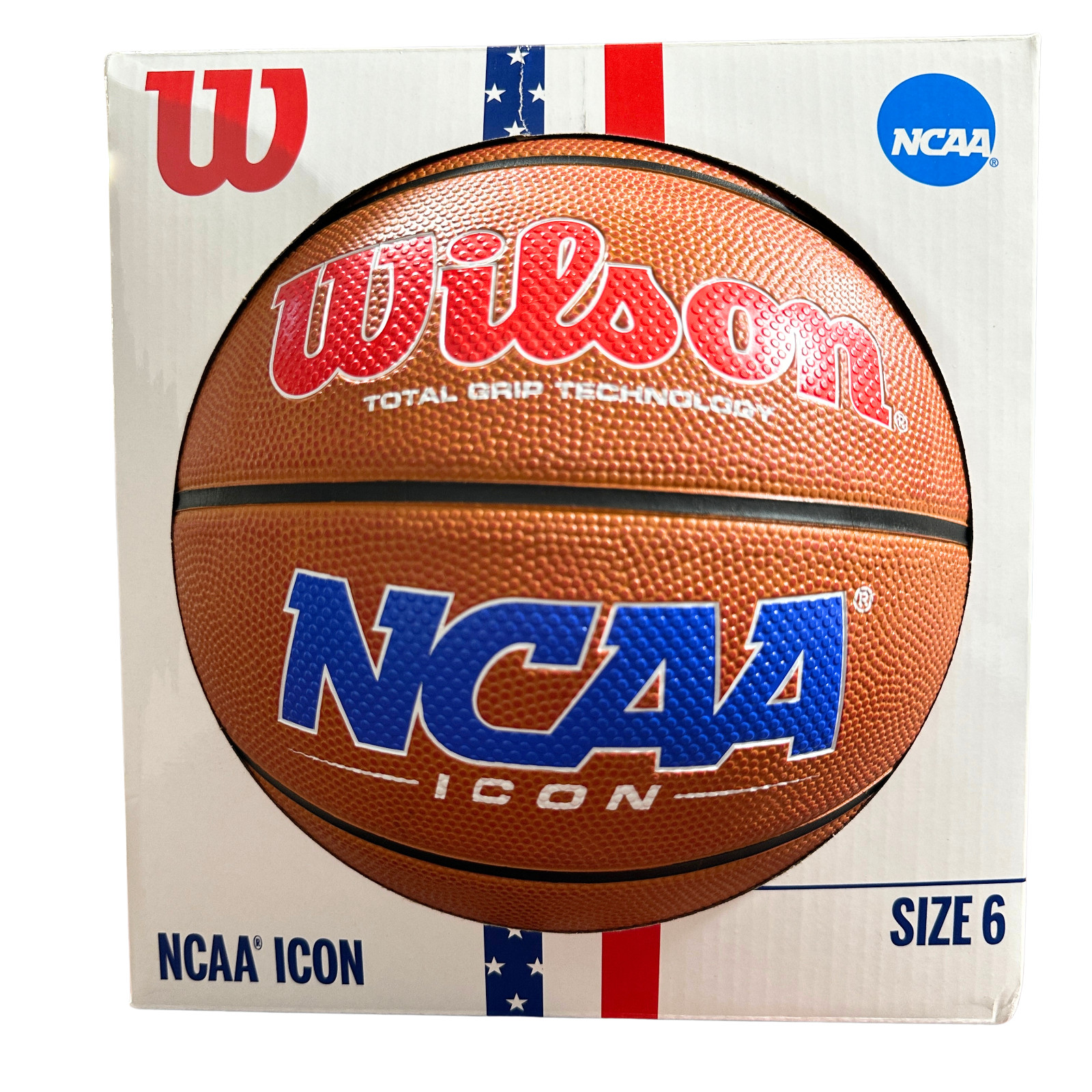 NEW - Wilson - TWO (2) NCAA Icon Basketballs, 28.5 NEW - Wilson - TWO (2) NCAA Icon Basketballs, 28.5