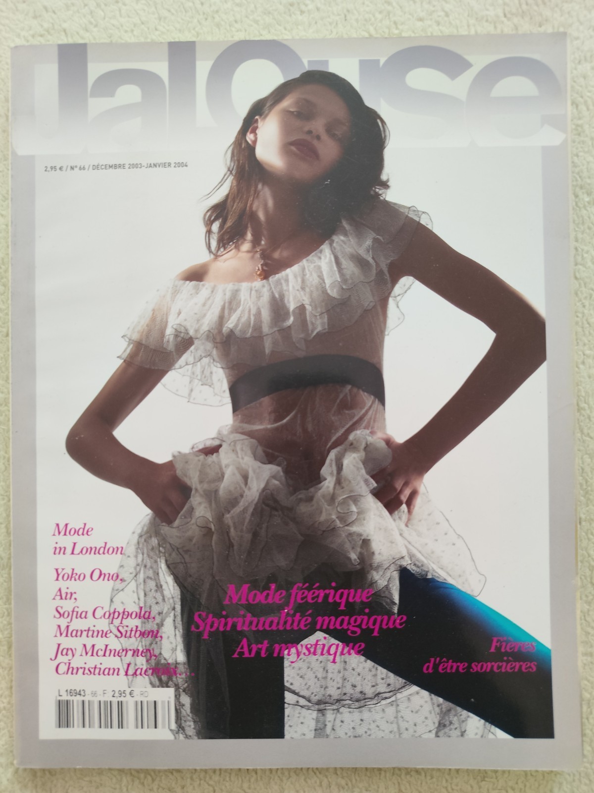 French Magazine Jalouse N°66 Dec/Jan.2003-2004 French Magazine Jalouse N°66 Dec/Jan.2003-2004