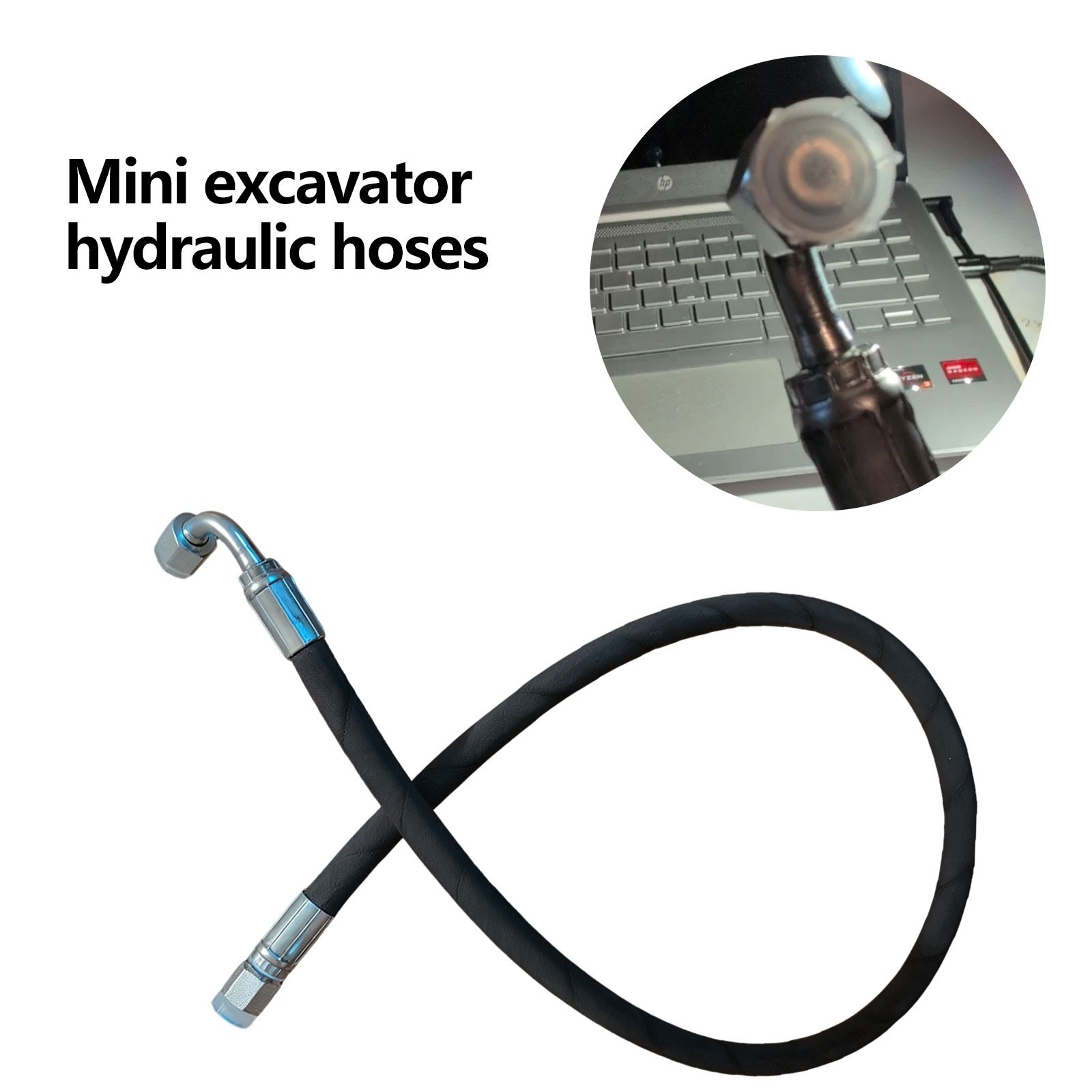 Agt Miva Chinese Mini Excavator Hydraulic Hose M14x1.5 X 36