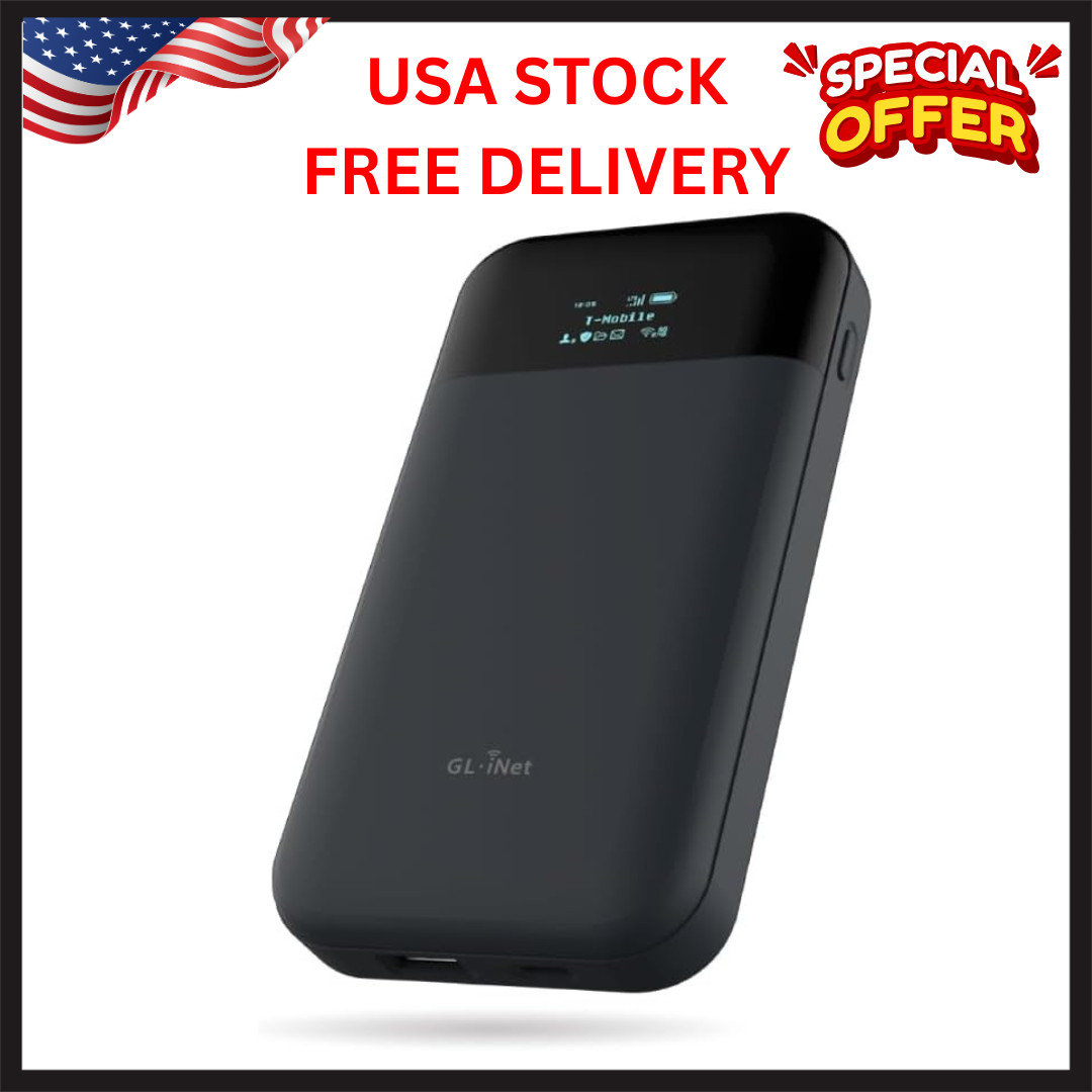 GL-E750V2 (MUDI) 4G LTE Portable Wi-Fi Hotspot for Travel | Mobile Hotspot Devic