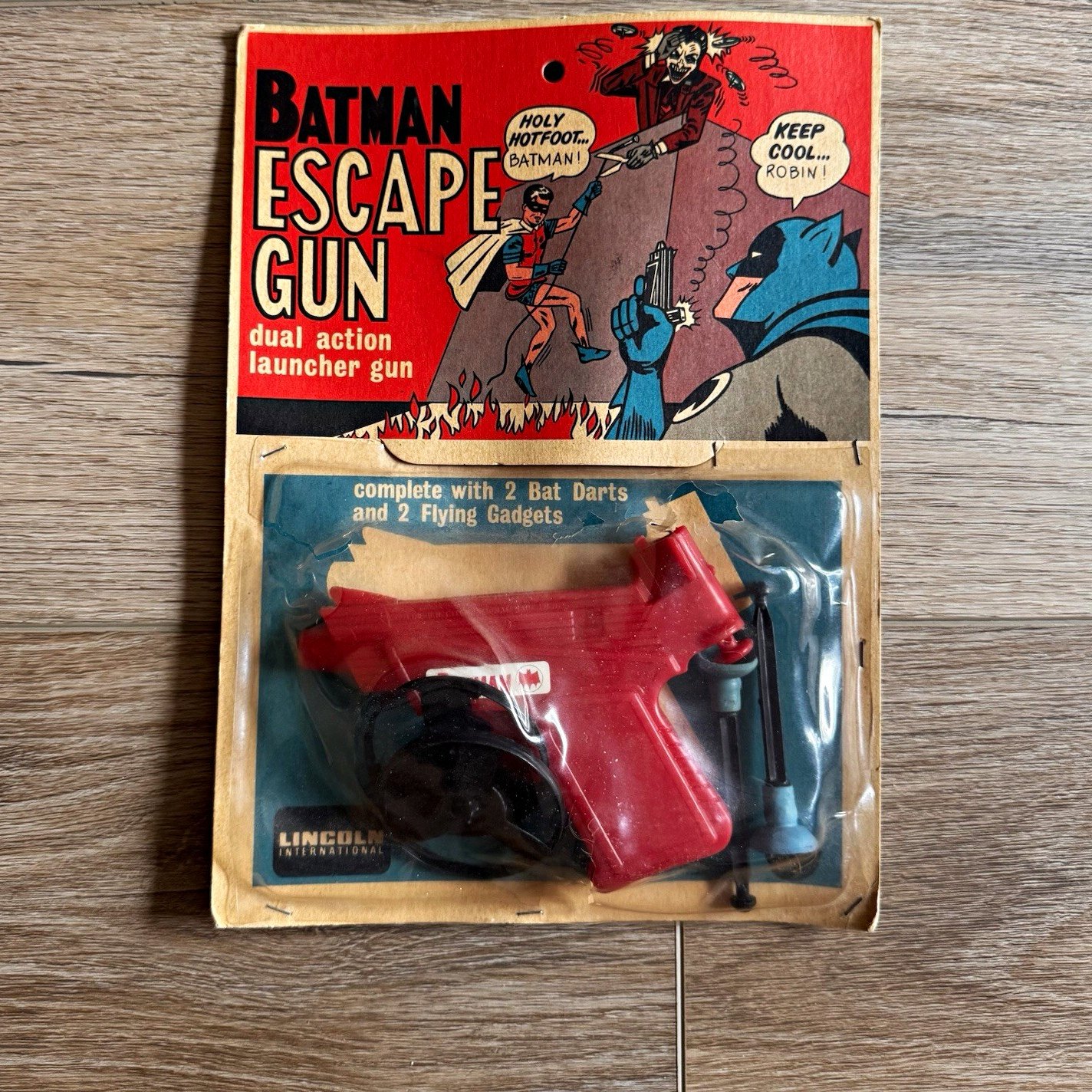 Vintage 1966 Batman Escape Gun by Lincoln International Vintage 1966 Batman Escape Gun by Lincoln International