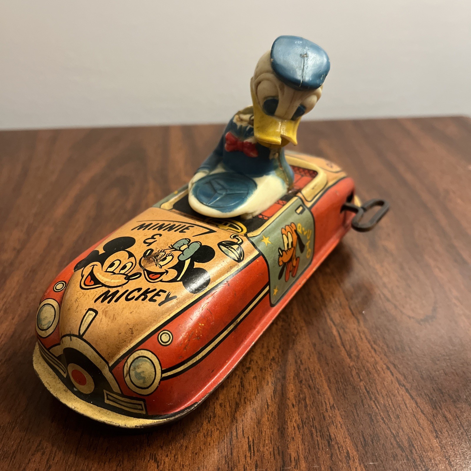 Vintage Antique Linemar Disney Donald Duck Wind-Up Car Tin SEE PHOTOS π₯ PARTS Vintage Antique Linemar Disney Donald Duck Wind-Up Car Tin SEE PHOTOS π₯ PARTS