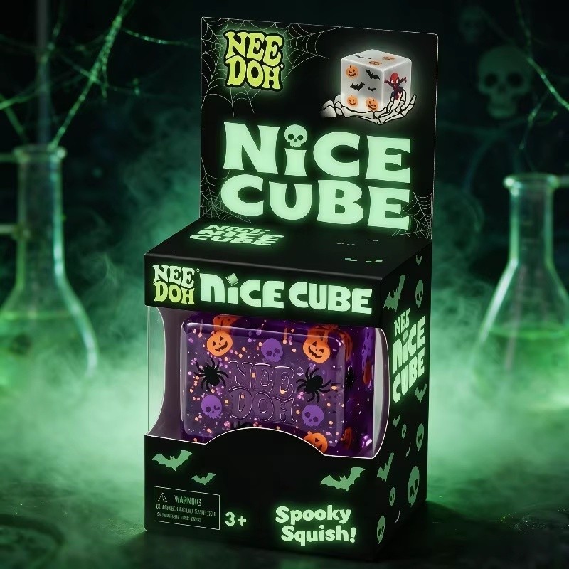 Nee-Doh-Halloween Nice Cube , Spooky Squish Schyling Halloween Squishy Nee-Doh-Halloween Nice Cube , Spooky Squish Schyling Halloween Squishy