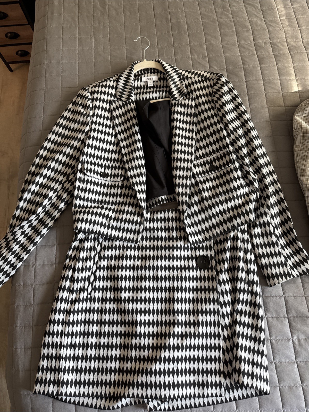 Bar III Women\'s Skirt And Jacket Suit Set Large