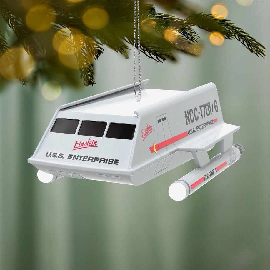 NYCC 2026 exclusive HALLMARK STAR TREK Shuttlecraft Einstein NCC-1701/6 Ornament NYCC 2026 exclusive HALLMARK STAR TREK Shuttlecraft Einstein NCC-1701/6 Ornament