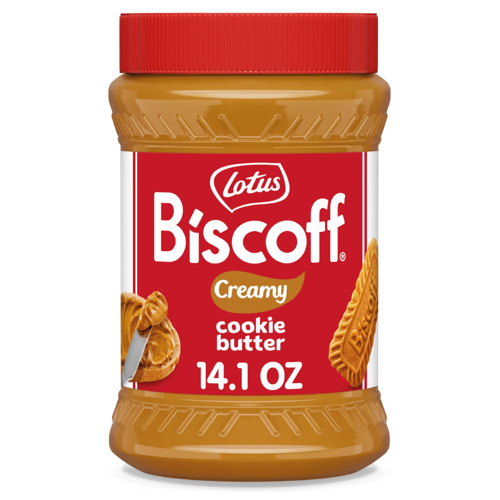 Lotus Biscoff Creamy Cookie Butter, 14.1 oz... Lotus Biscoff Creamy Cookie Butter, 14.1 oz...