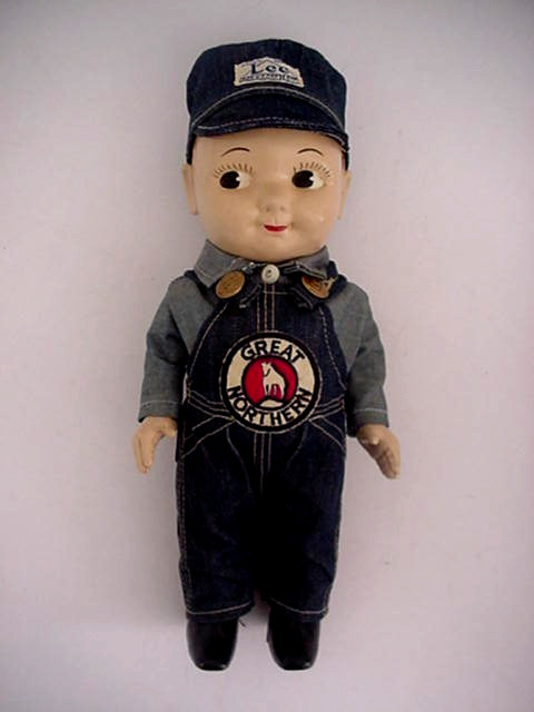 Vintage * Buddy Lee Doll * Great Northern RR