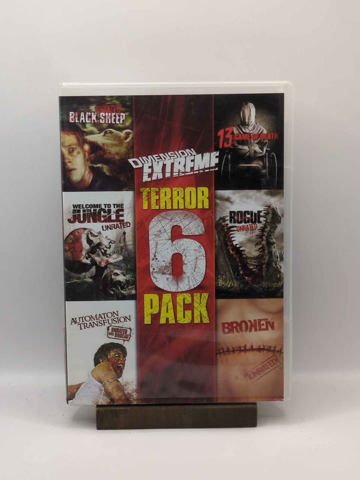 Dimension Extreme Terror 6 Pack DVD Set: Rogue, Broken, Black Sheep FAST SHIP Dimension Extreme Terror 6 Pack DVD Set: Rogue, Broken, Black Sheep FAST SHIP