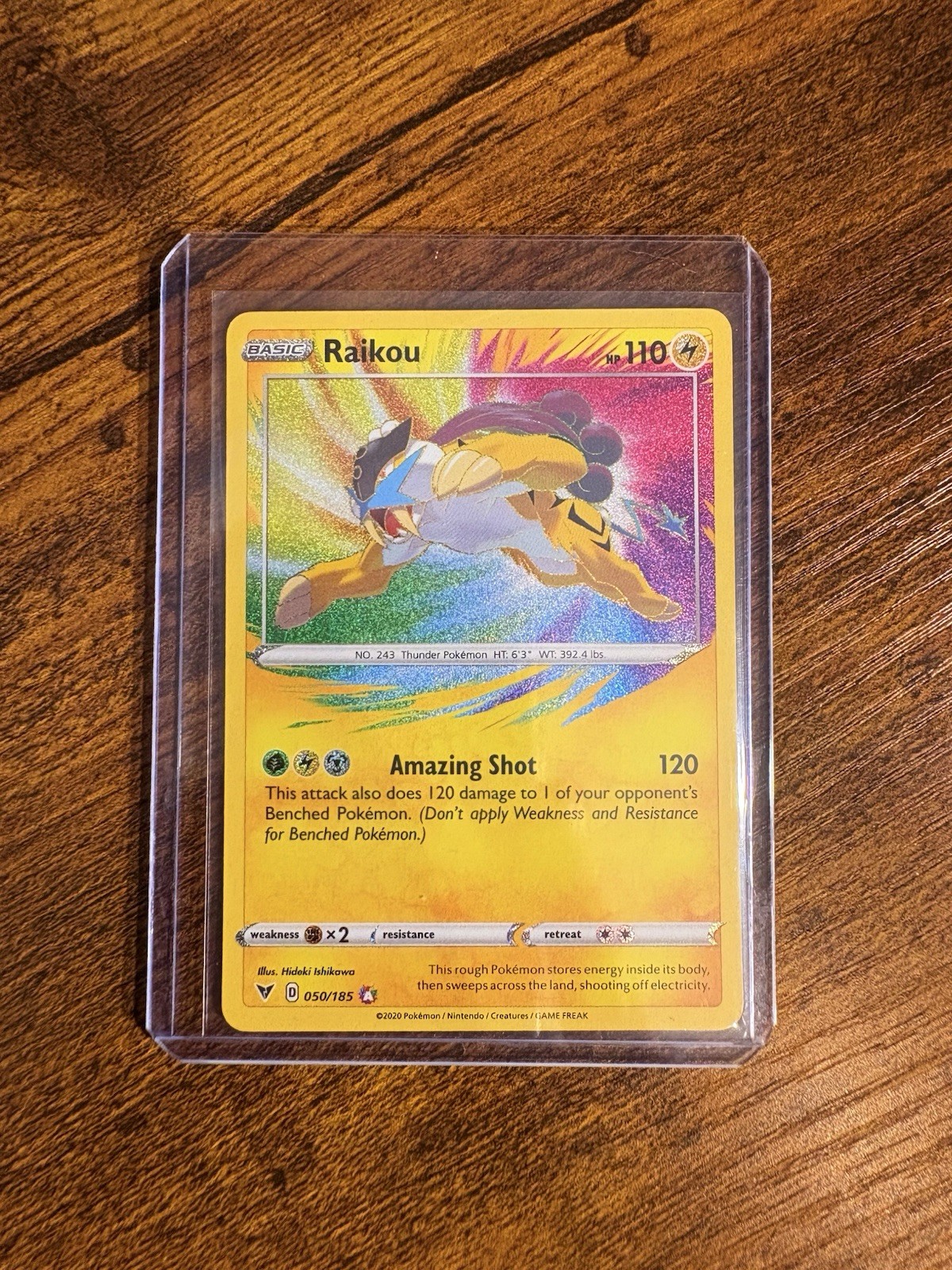 Raikou 050/185 Swsh04: Vivid Voltage Holo Raikou 050/185 Swsh04: Vivid Voltage Holo
