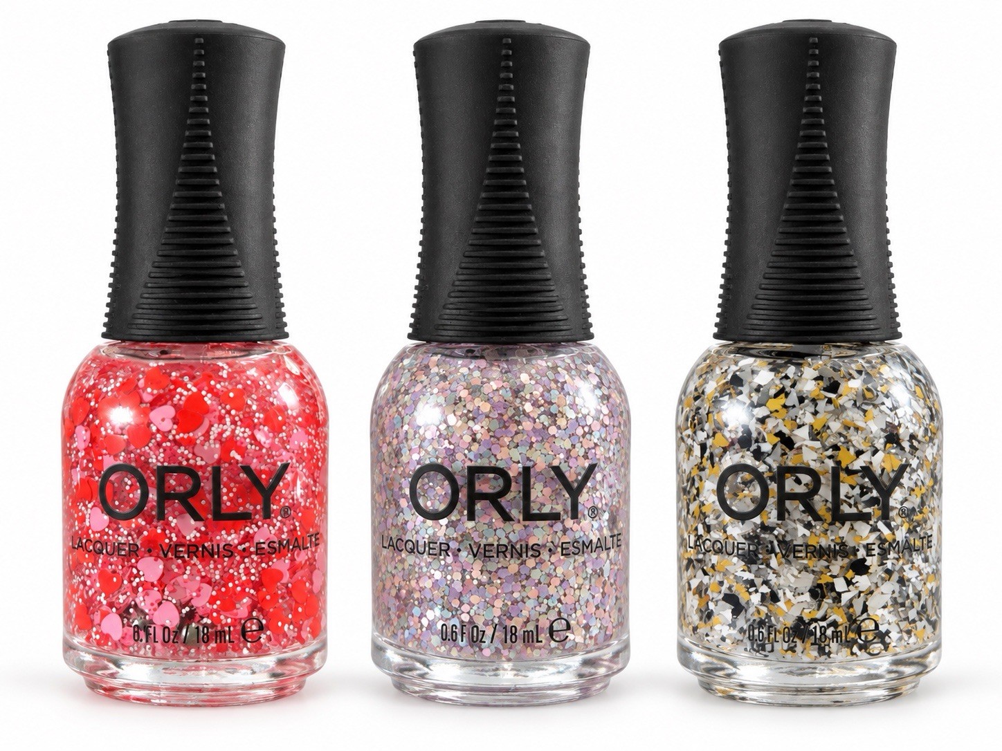 ORLY Glitter Nail Polish Lot of 3: Crush, Scales & Tales & Terrazzo ORLY Glitter Nail Polish Lot of 3: Crush, Scales & Tales & Terrazzo