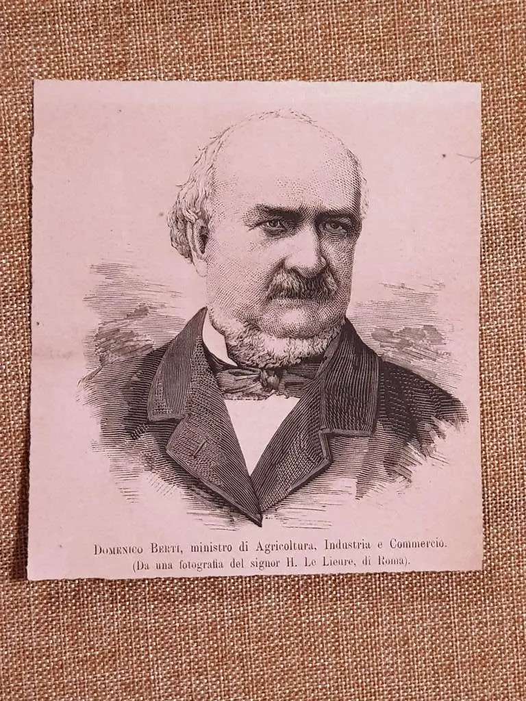 Domenico Berti in 1881 Cumiana, 17 December 1820 Rome, 22 April 1897 Minister