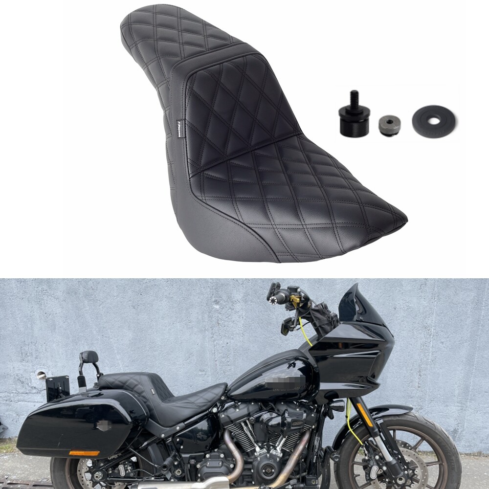For Harley Low Rider ST FXLRST FXLRS FXLR 2018-2026 Gel Pad LS 2-Up Seat Kit