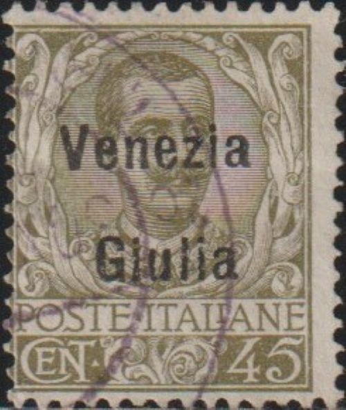 Austria Occupation Scott N27 Used F-VF Venezia Giulia 45c CV $10
