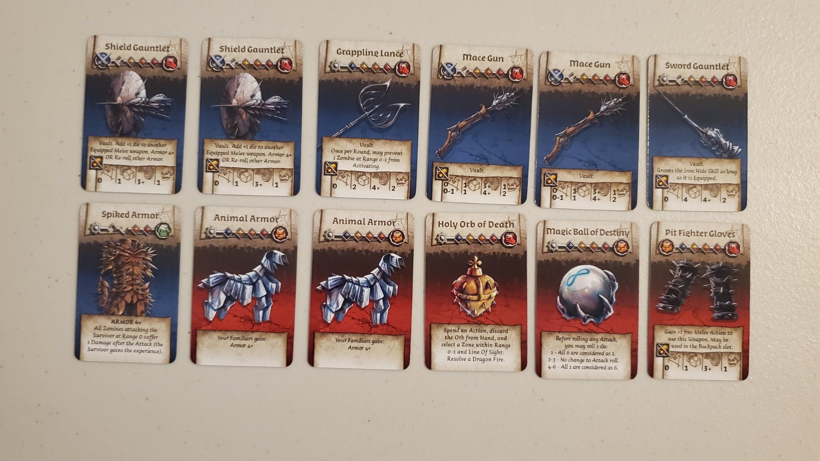 Zombicide Green Horde Horde Box Card Set