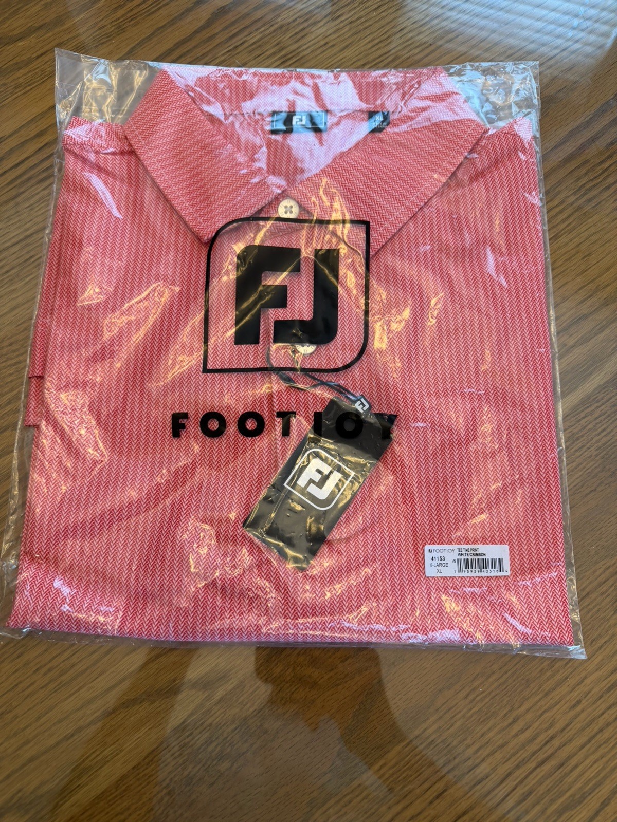 Footjoy Golf Shirt XL Newest Edition