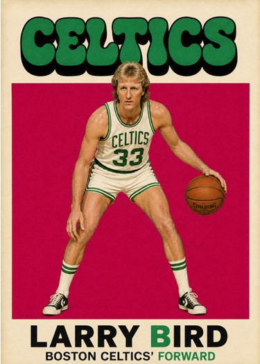 LARRY BIRD 71## BUY 5 GET 1 FREE ## or 30% OFF 12 OR MORE DIDDY-ORIGINAL-CUSTOMS