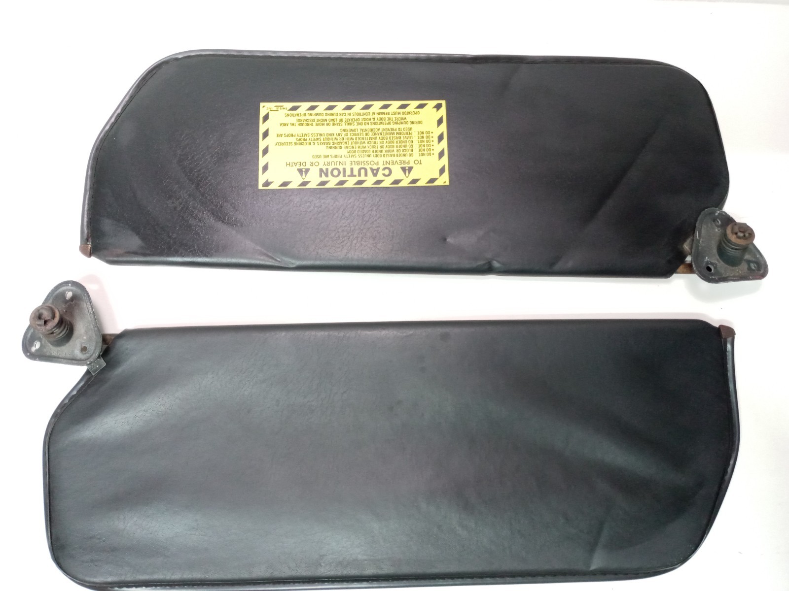 1973-1987 Chevy GMC Truck K5 Blazer Jimmy Black Sun Visors Pair C10 K10 Square B 1973-1987 Chevy GMC Truck K5 Blazer Jimmy Black Sun Visors Pair C10 K10 Square B