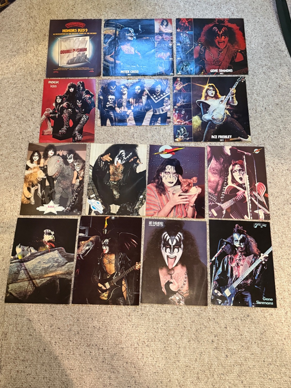 KISS 1970's magazine clippings